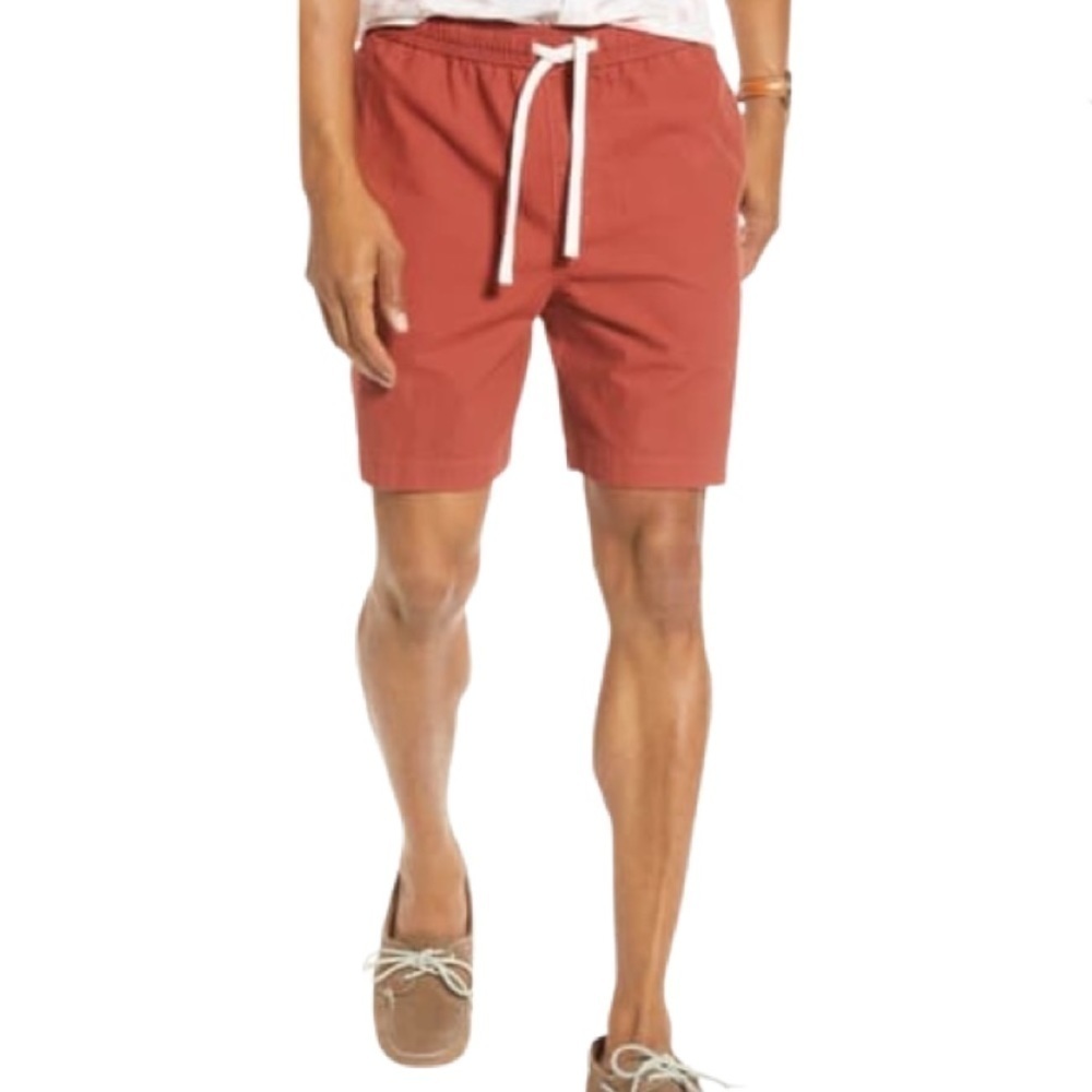 1901 Slub Elastic Waist Shorts NWT